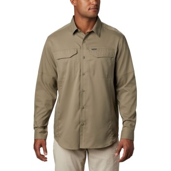 Columbia Muške Košulje - Silver Ridge Lite Long Sleeve Maslinasto Zelene | JZOF-13078